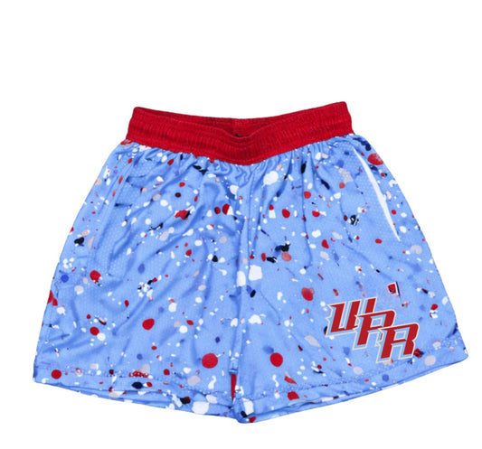 WAR splatter shorts