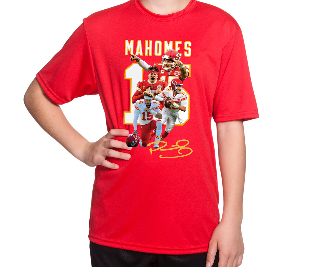 Youth Patrick Mahomes performance T-shirt