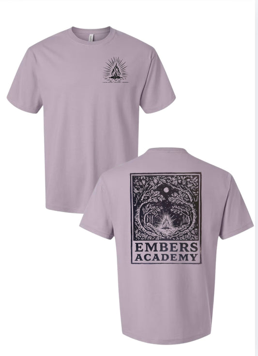 Adult T shirt (light violet)