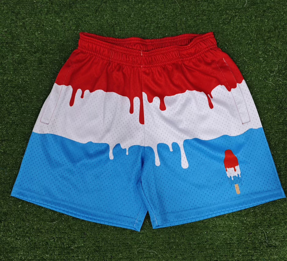 Bomb pop mesh shorts