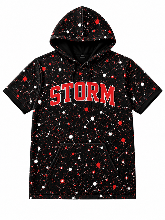 Storm Splatter Hooded Top