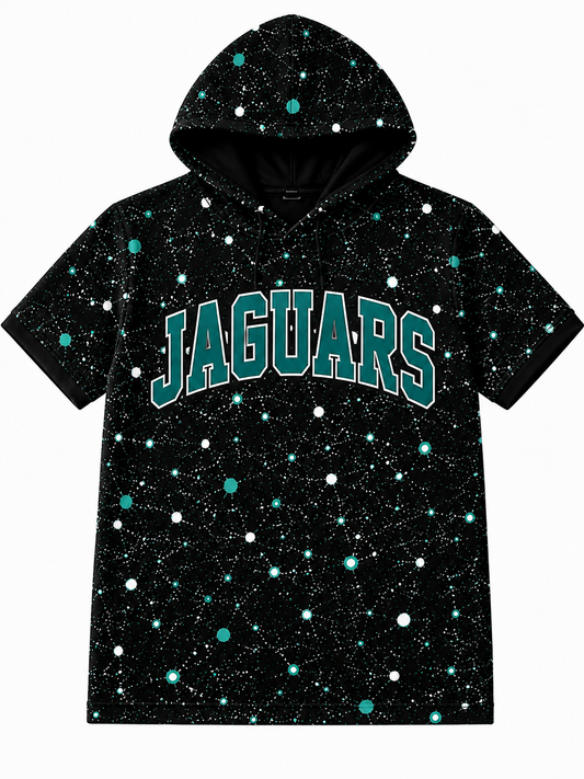 Jaguar Splatter Hooded Top