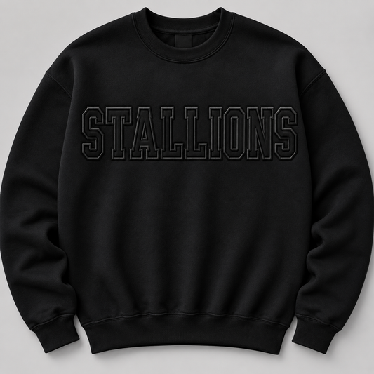 Embroidered outline Sweatshirt