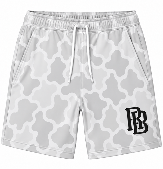 Camo black logo shorts