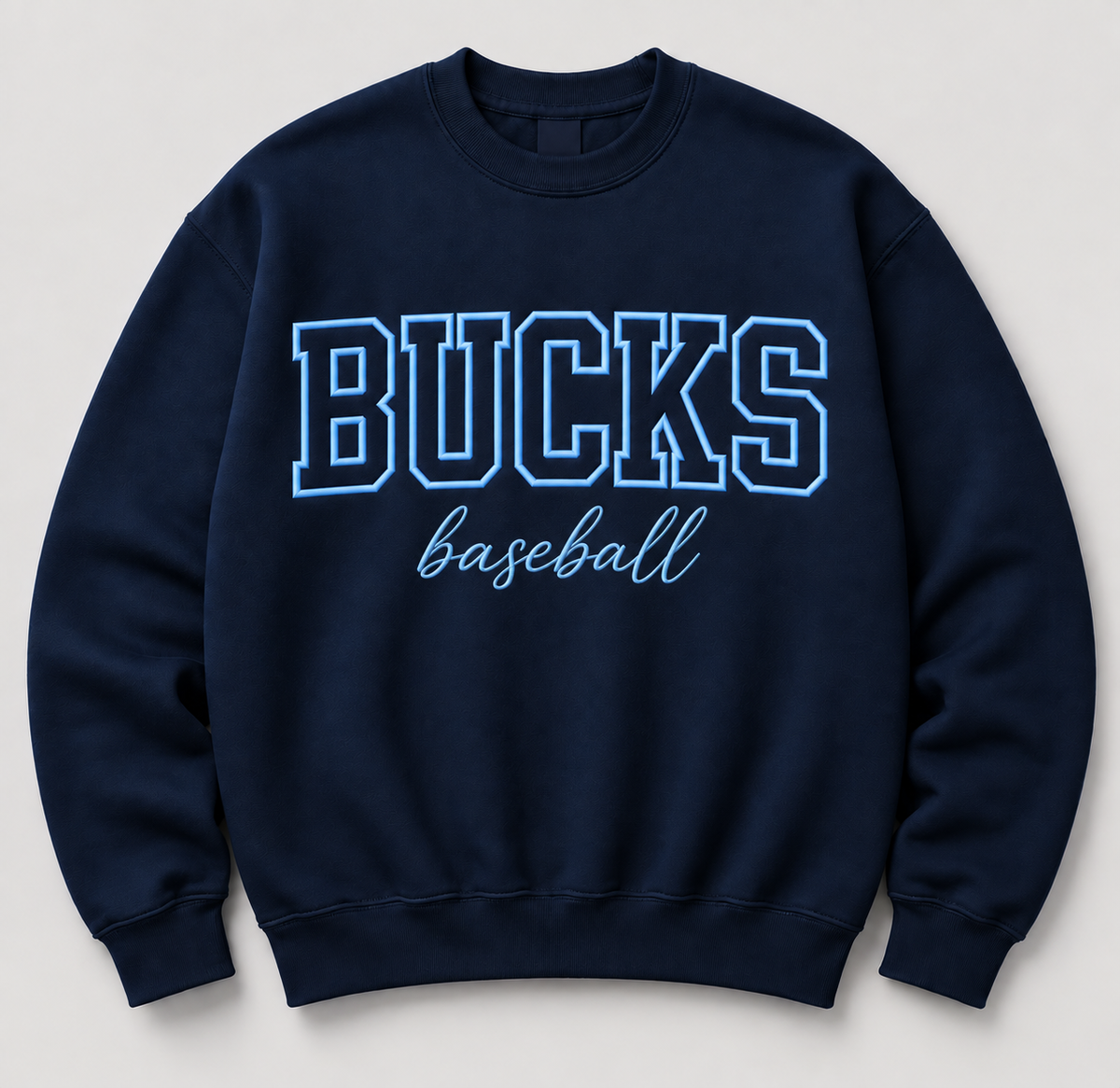 Embroidered bucks outline Sweatshirt