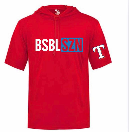 Dri fit hooded Short Sleeve
