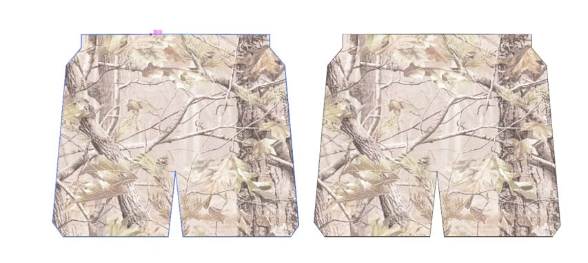 Camo Mesh Shorts