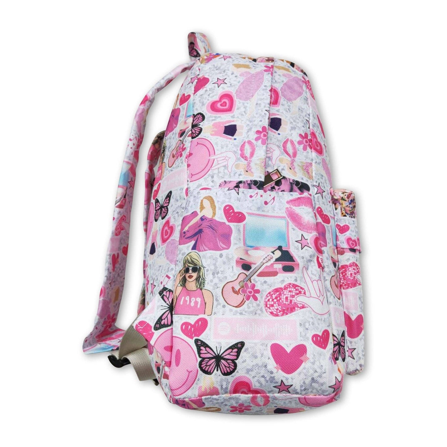 Guitar smile singer girls backpack