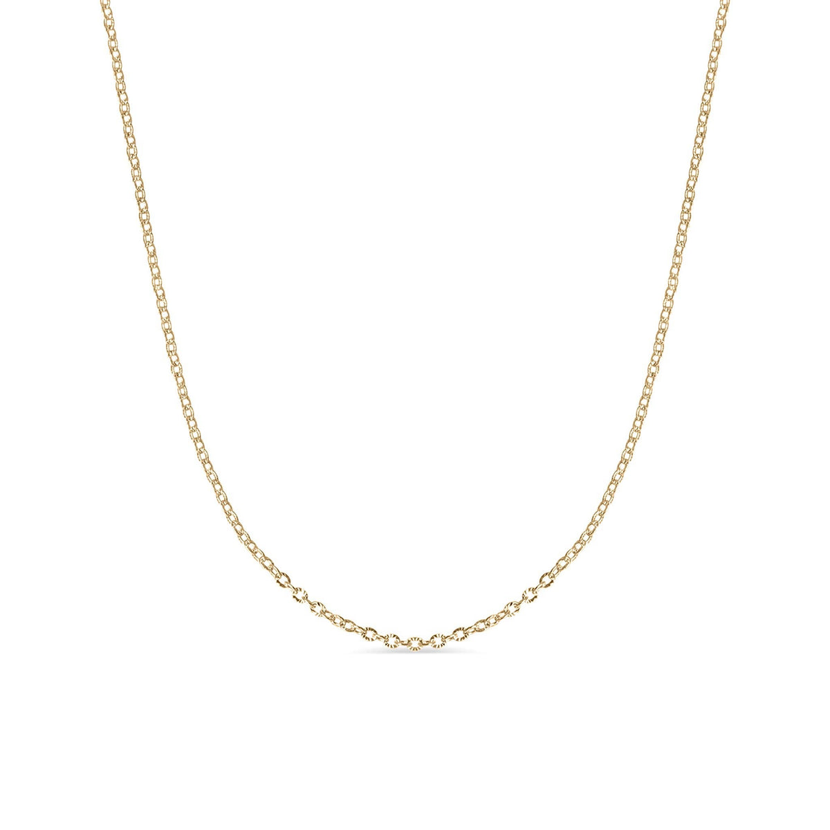 Frosted Chain Stainless Steel Crimped Oval Chain Necklace – Frosted Chainz