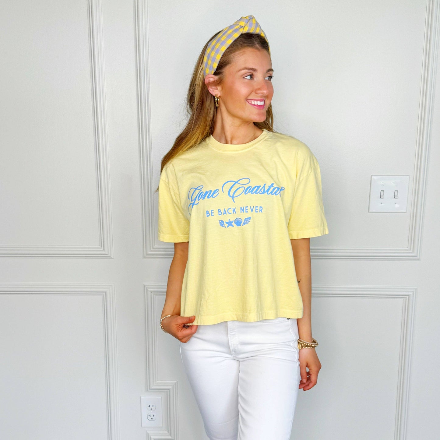 Gone Coastal Crop Tee