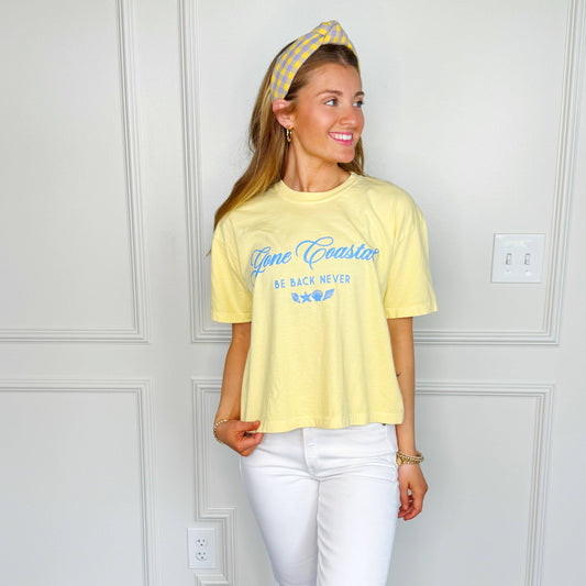 Gone Coastal Crop Tee